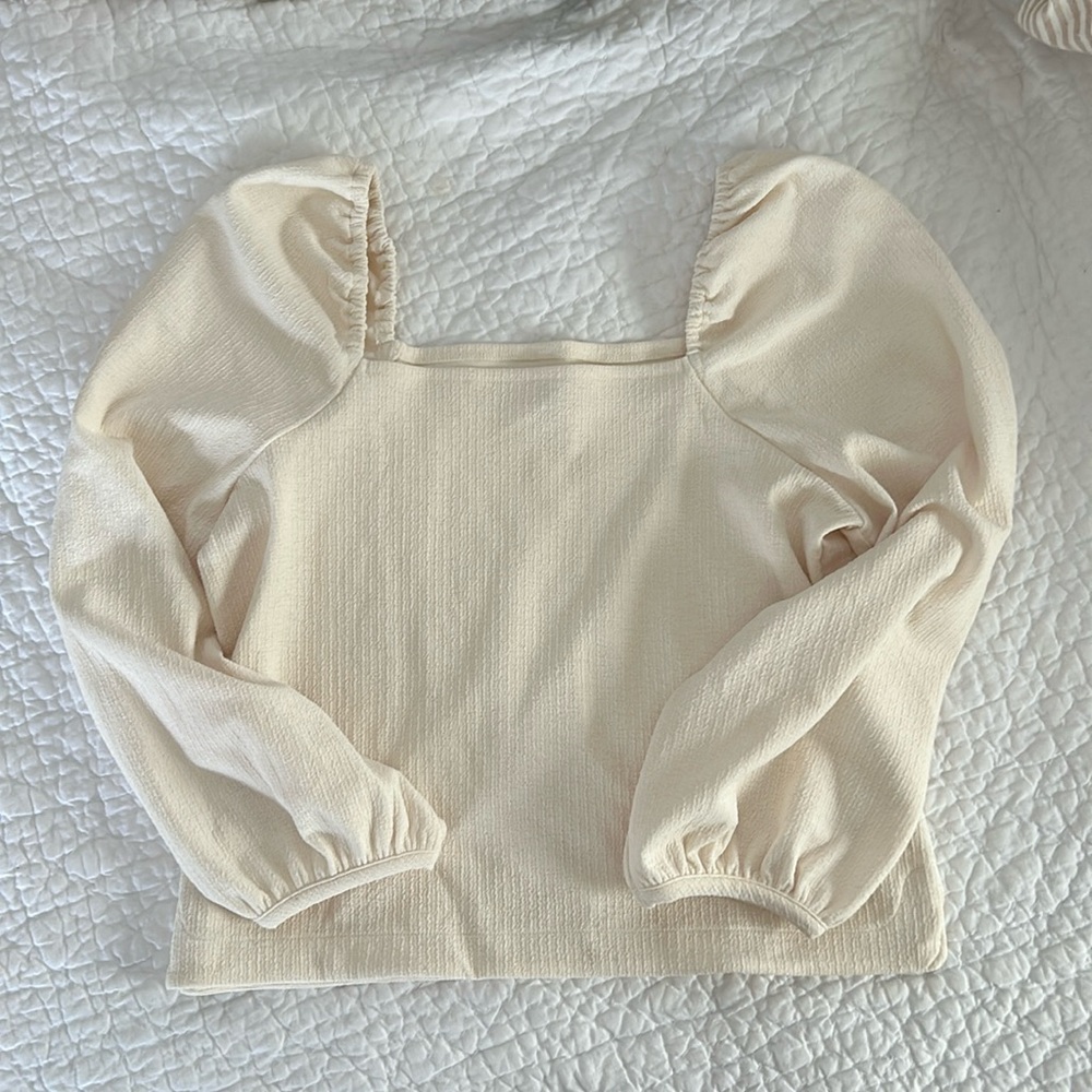 Madewell puff sleeve top